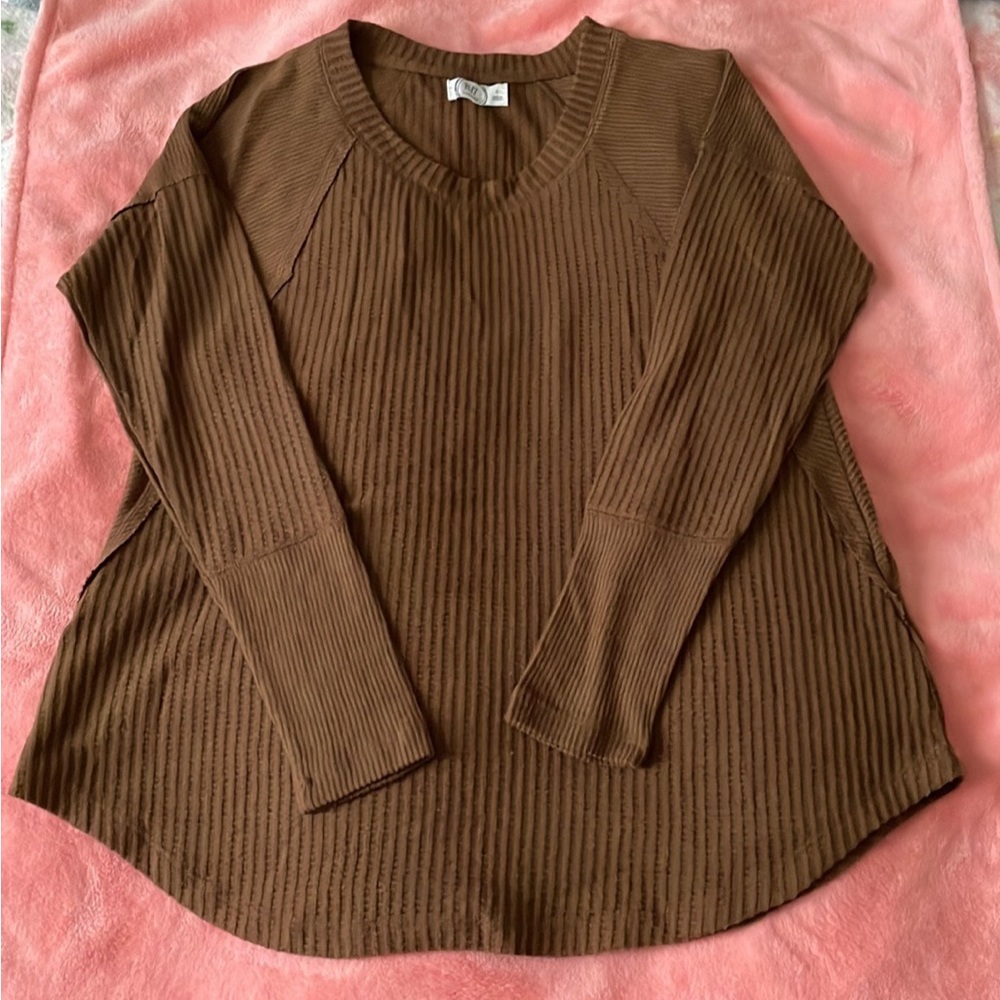 Maurice’s waffle knit pieced sweater